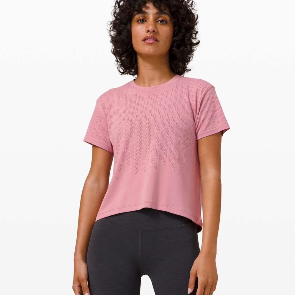 TRAIN TO BE SHORT SLEEVE Pink Taupe XS